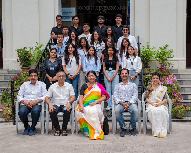 Group photos of the final year students (2025) with their teachers